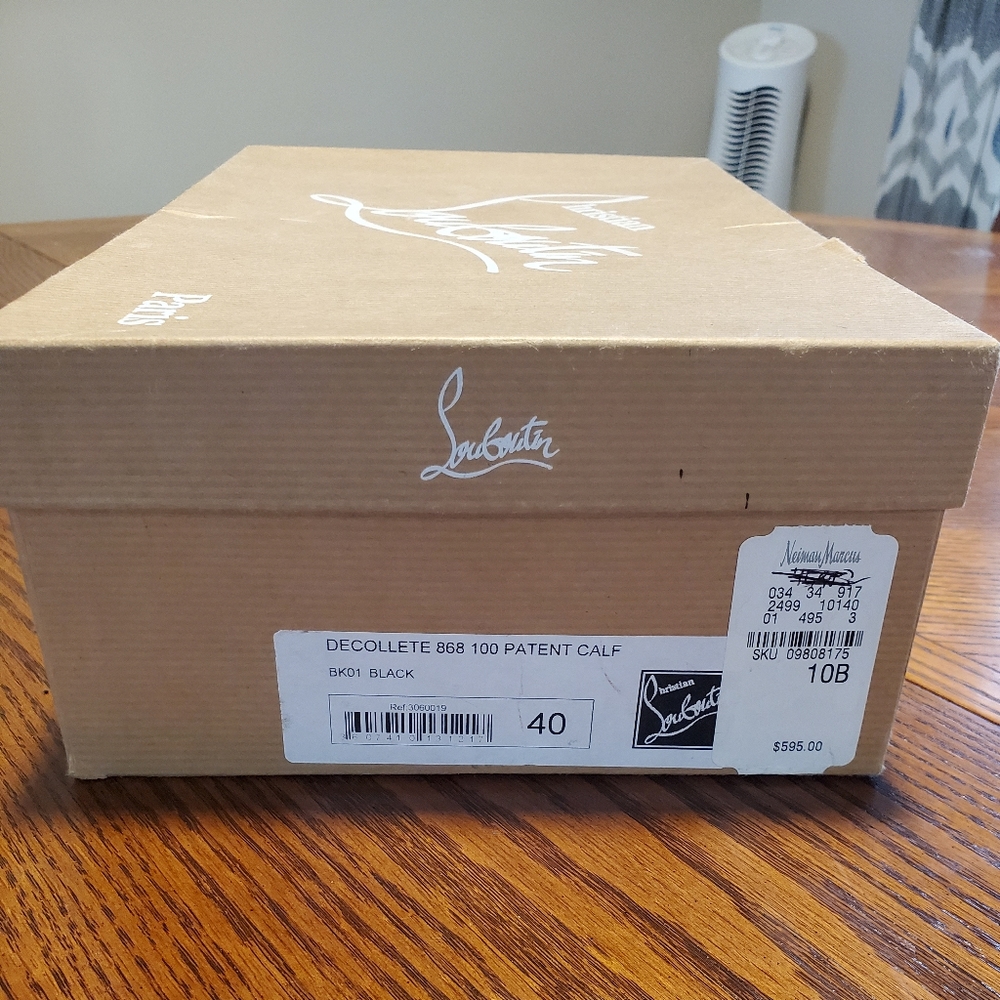 Christian Louboutin Decollete 868 100 Patent Calf